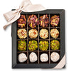 Andy Anand sugar-free date truffles 16-piece box with pistachio, hazelnut, and coconut coatings