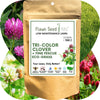 🌿 TRI‑Color Clover + Mow Less Grass Seed – Pollinator‑Friendly Lawn Solution