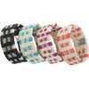 Tulia by HHPLift Island Palm Woven Cuffs group shot showing multiple colourways handmade by Wounaan artisans