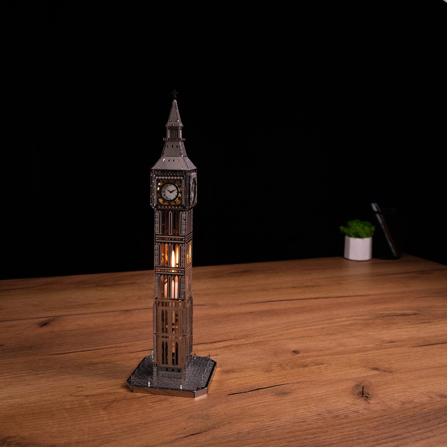 Close view of The Great Bell Clock Tower from Metal Time Workshop