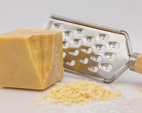 The Maple Block being grated to show its texture