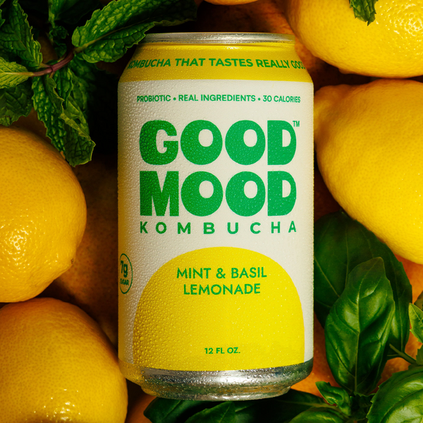 Mint & Basil Lemonade kombucha flavor tile