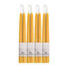 Hand-Dipped Beeswax Taper Candles - Bulk 4-Pair Bundle