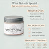 Glimmer & Goddess organic daily moisturizer with product details on a light gray background