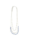 Triple Strand Convertible Necklace – Freshwater Pearl & Semi-Precious Stone