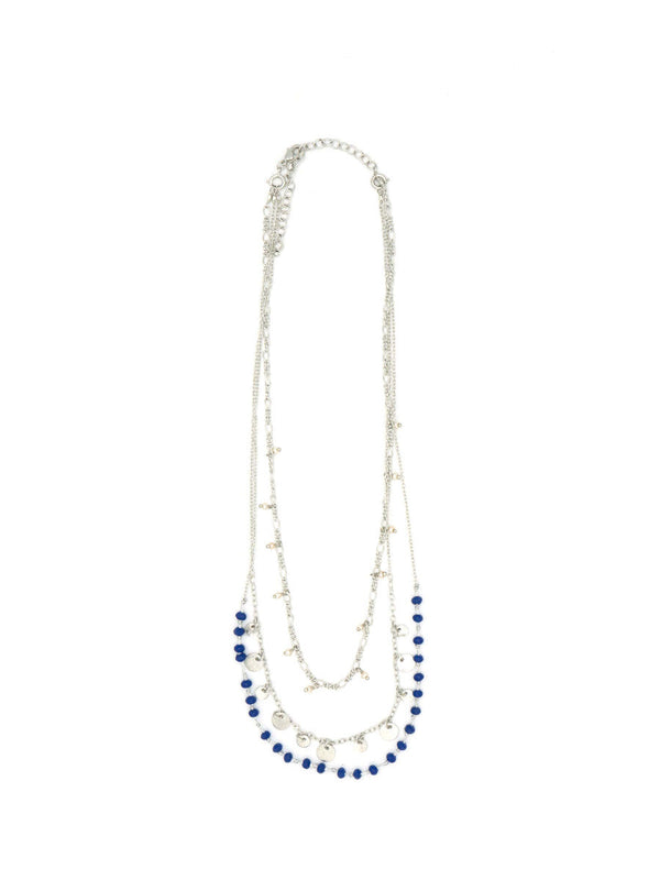 Triple Strand Convertible Necklace – Freshwater Pearl & Semi-Precious Stone