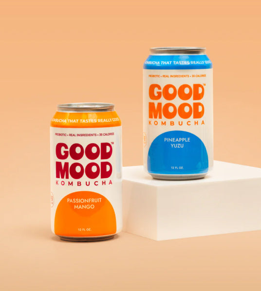 Tropical Glow Pack - Passionfruit Mango & Pineapple Yuzu Kombucha