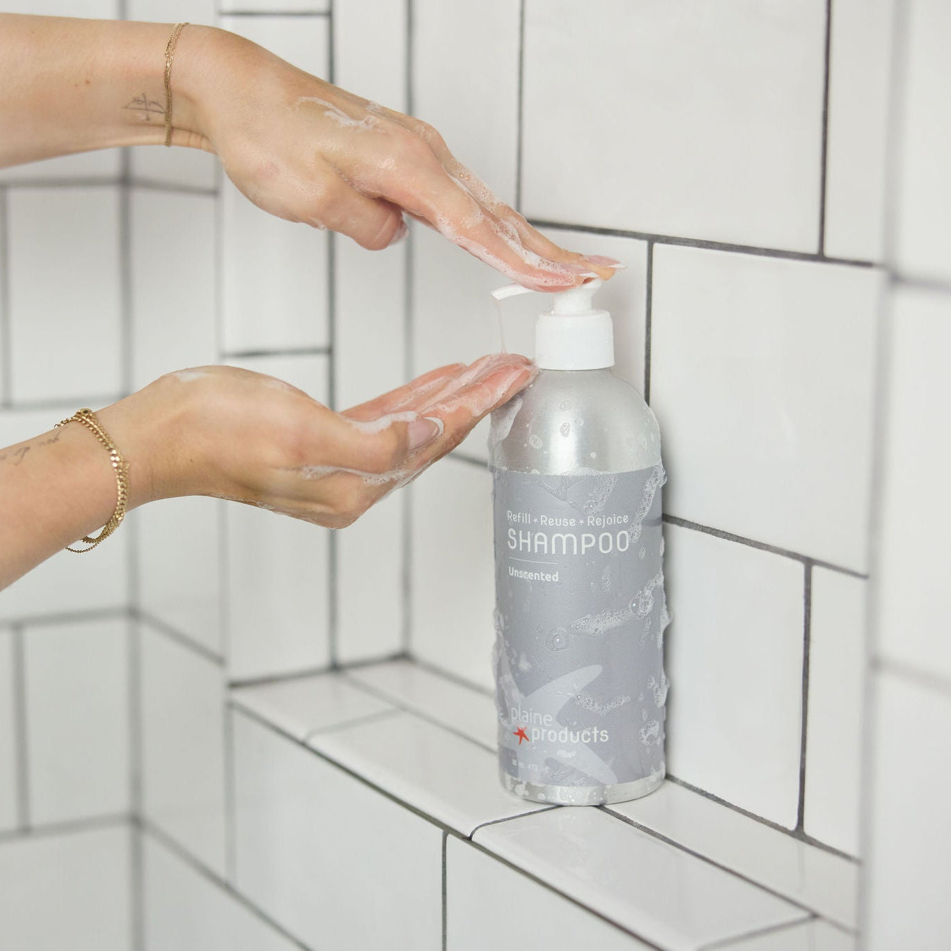 Plaine Products Vegan Shampoo – Hydrating, Eco-Friendly Hair Care Made in Ohio