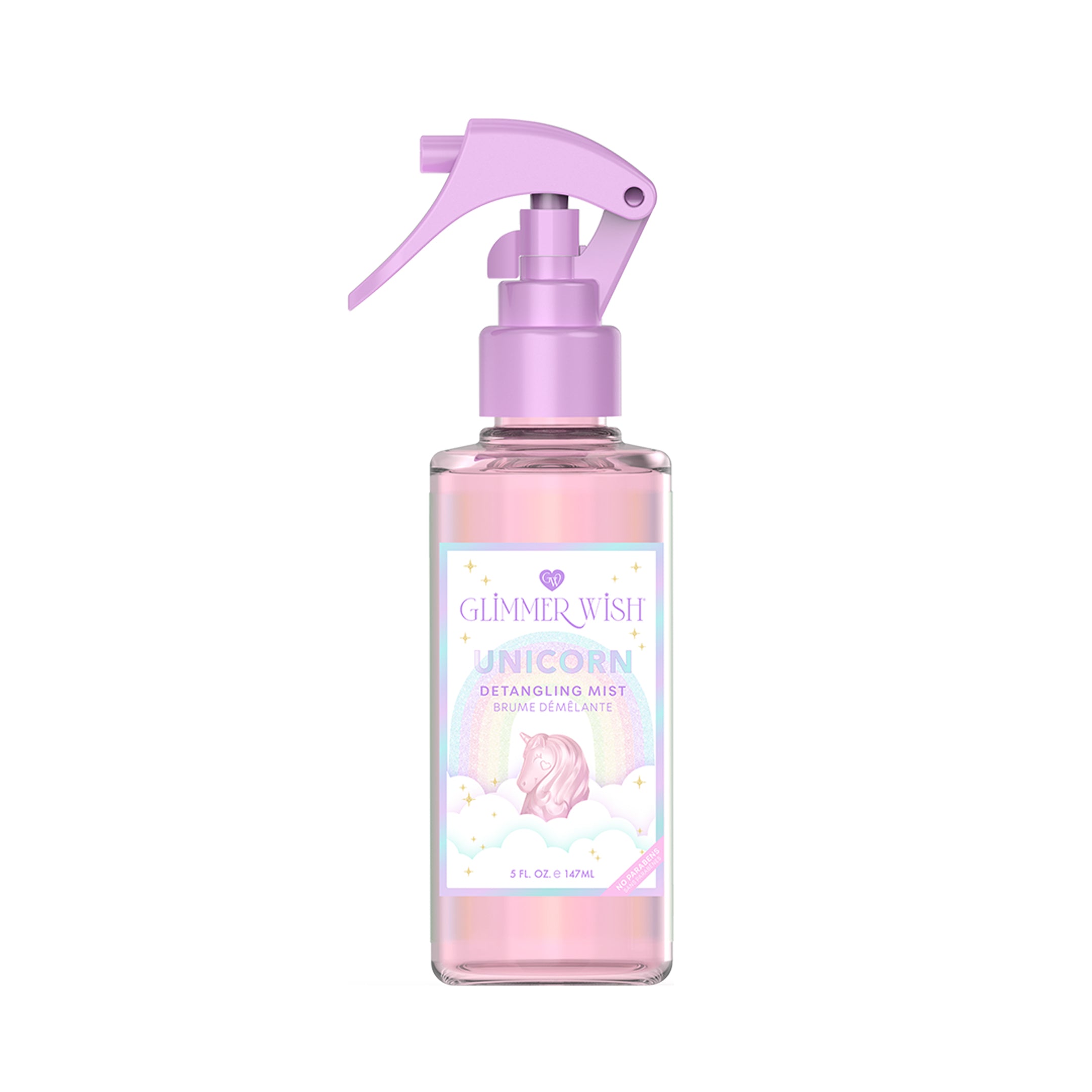 Unicorn Hair Detangling Mist bottle by Glimmer Wish