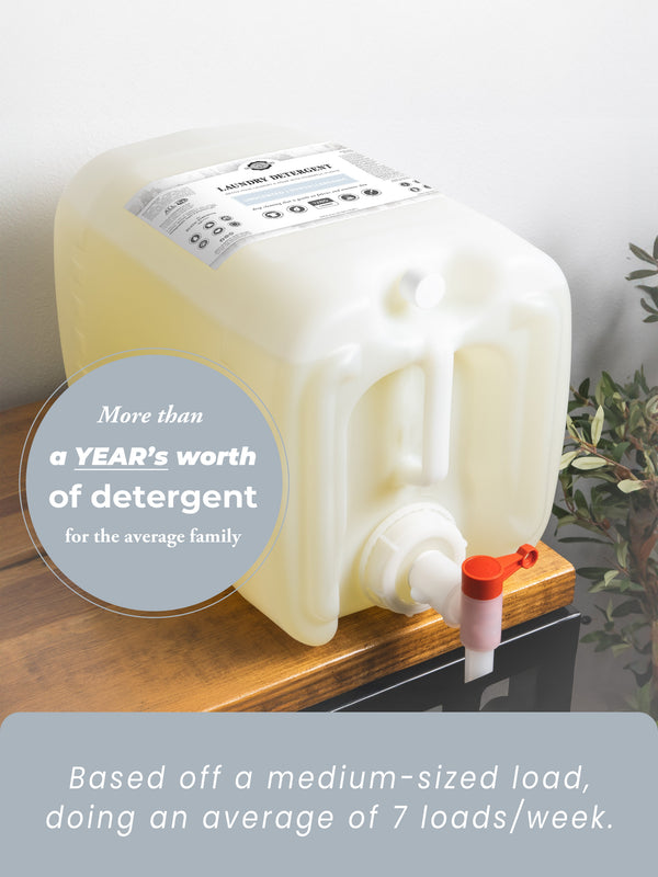Unscented Liquid Laundry Detergent | Plant-Based & Sensitive Skin Safe