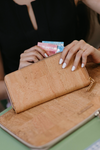 Just Right Large Cork Wallet | Premium Vegan Leather Phone Clutch & Sustainable Travel Organizer