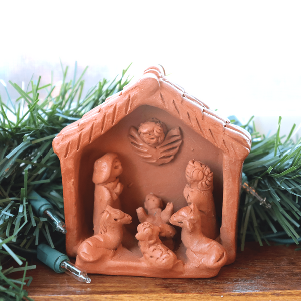 Terracotta Stable Nativity