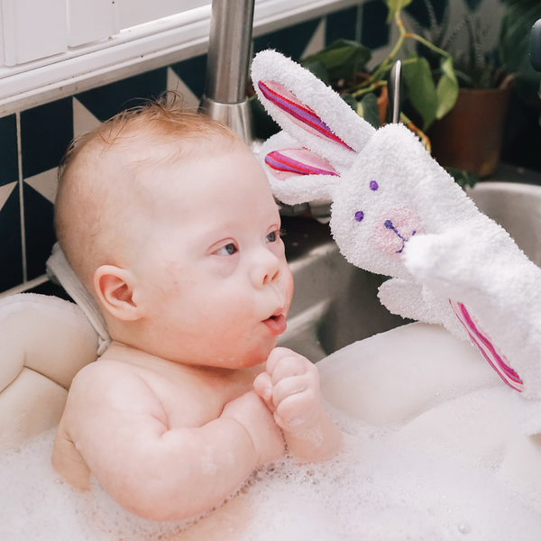 Bunny Puppet Washcloth