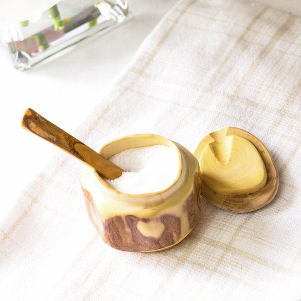 Coffeewood Sugar Bowl and Spoon