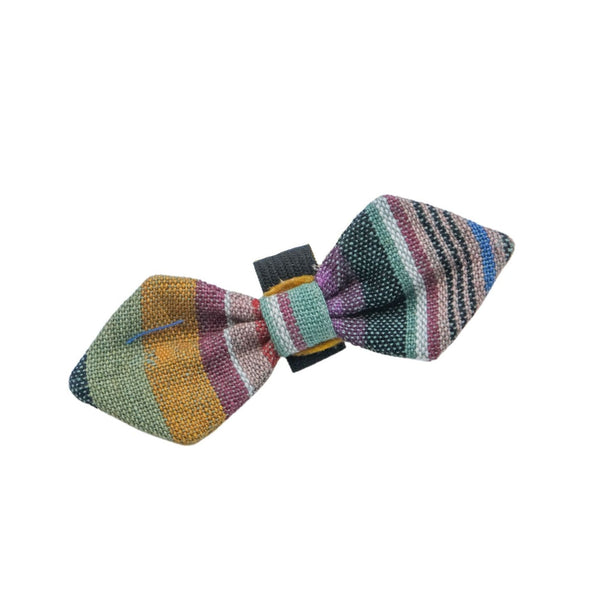 Dress up your furry friend with our stylish and sustainable pet bow ties. Handmade with love and perfect for any occasion.