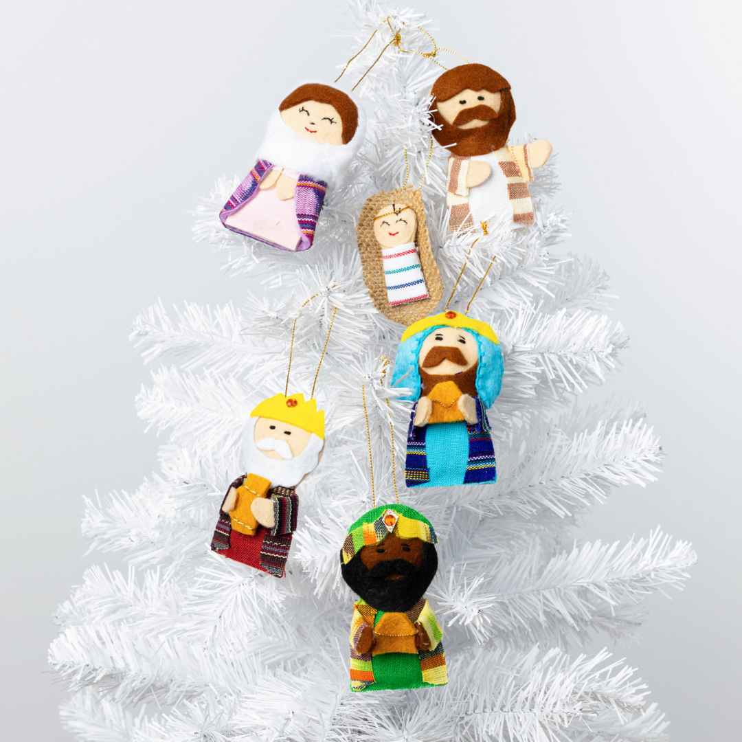 Nativity Ornament & Puppet Set