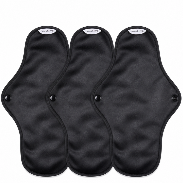The Brand hannah certified organic cotton reusable pads – unbleached and undyed