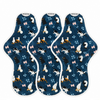 Close-up of leak-proof TPU lining on The Brand hannah organic reusable overnight pad