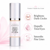 Glimmer Goddess Organic Vitamin C Eye Serum bottle for dark circles and fine lines