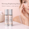 Morning brightening skincare ritual with Glimmer Goddess Vitamin C Serum and Vitamin C Eye Serum duo