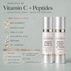 Key organic ingredients in Glimmer Goddess Vitamin C Serum and Peptide Eye Serum including Kakadu Plum and Camu Camu