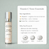 Glimmer Goddess organic facial toner with vitamin C and witch hazel – natural astringent for smoother, brighter skin