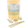 White Sage product set including powder, sticks, and cones with branded packaging on a white background.