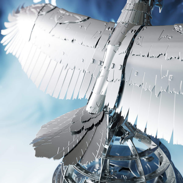 The Great Eagle Silver Armor Stainless Steel Mechanical Model