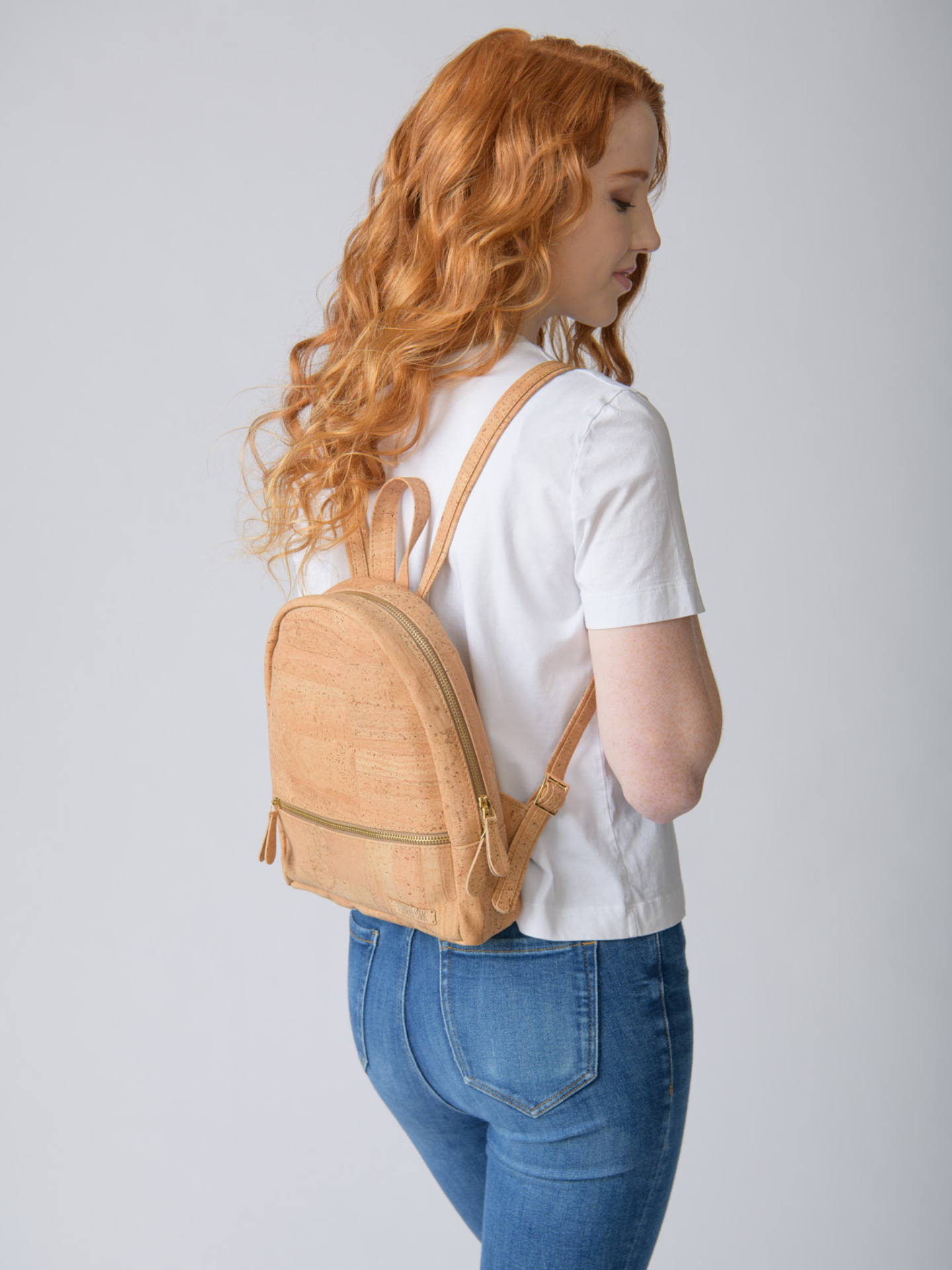 Lightweight and stylish cork backpack. Perfect for everyday adventures. Spacious, vegan, and eco-friendly. Comfortable and durable. Discover the Brunch Backpack today!