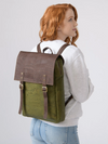 Tiradia Cork Out and About Backpack in natural cork texture — sustainable vegan backpack handmade in Portugal