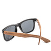 Joycoast Mozz wayfarer-style wooden sunglasses in American walnut