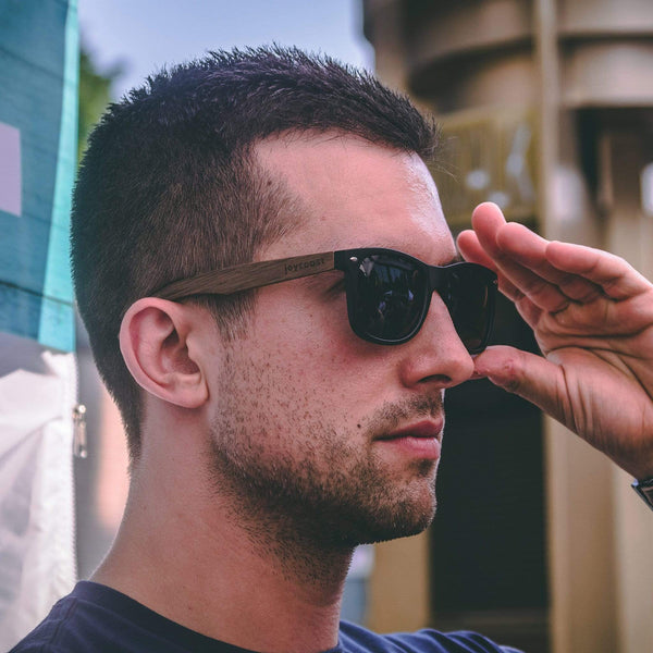 Mozz American Walnut Wooden Sunglasses | Polarized UV Protection