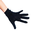 Black glove on a white background. Remedywear kids eczema gloves with TENCEL & zinc oxide — dermatologist recommended, Oeko-Tex certified & made in Portugal. Soothe itchy skin day & night. Shop now.