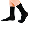 Adult wearing Remedywear TENCEL and zinc eczema socks for sensitive skin