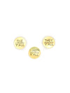 Y'all pronoun pin in recycled brass – ethically made LGBTQ+ accessory by Fair Anita