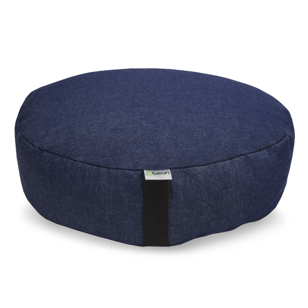 Zafu Meditation Cushion – Organic Buckwheat Hull Filling, Cotton, Made in USA