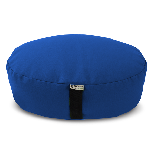 Zafu Meditation Cushion – Organic Buckwheat Hull Filling, Cotton, Made in USA