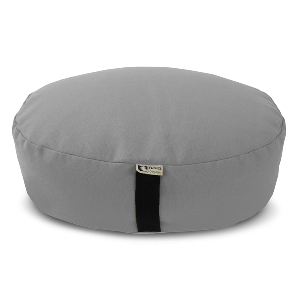 Zafu Meditation Cushion – Organic Buckwheat Hull Filling, Cotton, Made in USA