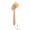 Desesh long-handle bamboo dish scrubbing tool with soft-medium bristles — plastic-free, zero-waste kitchen cleaning brush