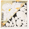 Close-up of the Above furoshiki wrap showing Essery Waller's illustrated floral artwork from the Le Gasp collection by Wrappr