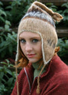 Adult Brushed Knit Alpaca Chullo with Ear Flaps