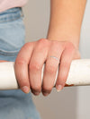 Fair Anita affordable fair trade silver dot ring – nickel-free stackable band