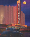 Completed Alameda Theatre 500-piece jigsaw puzzle with artwork by Larry Hausen