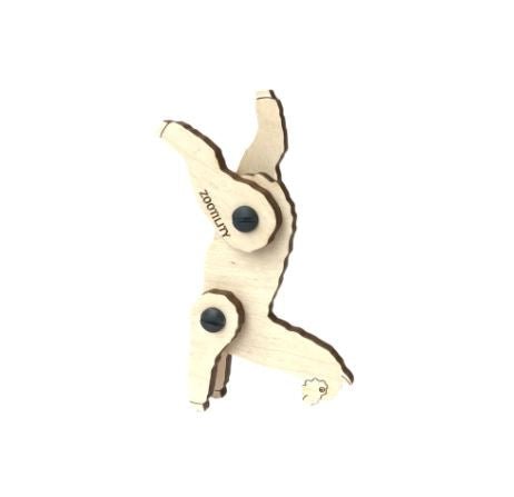 Alpaca 3D Wood Puzzle Toy – DIY STEM Building Kit for Kids