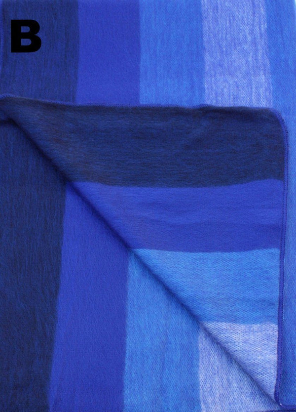 Close-up of blue fabric with a pattern