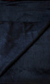 Close-up of dark blue fabric texture