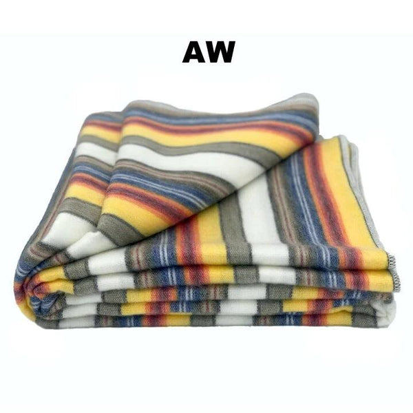 Striped Alpaca Bed Blanket – Soft, Warm & Lightweight | Purely Alpaca