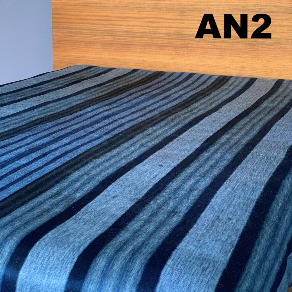 Striped Alpaca Bed Blanket – Soft, Warm & Lightweight | Purely Alpaca