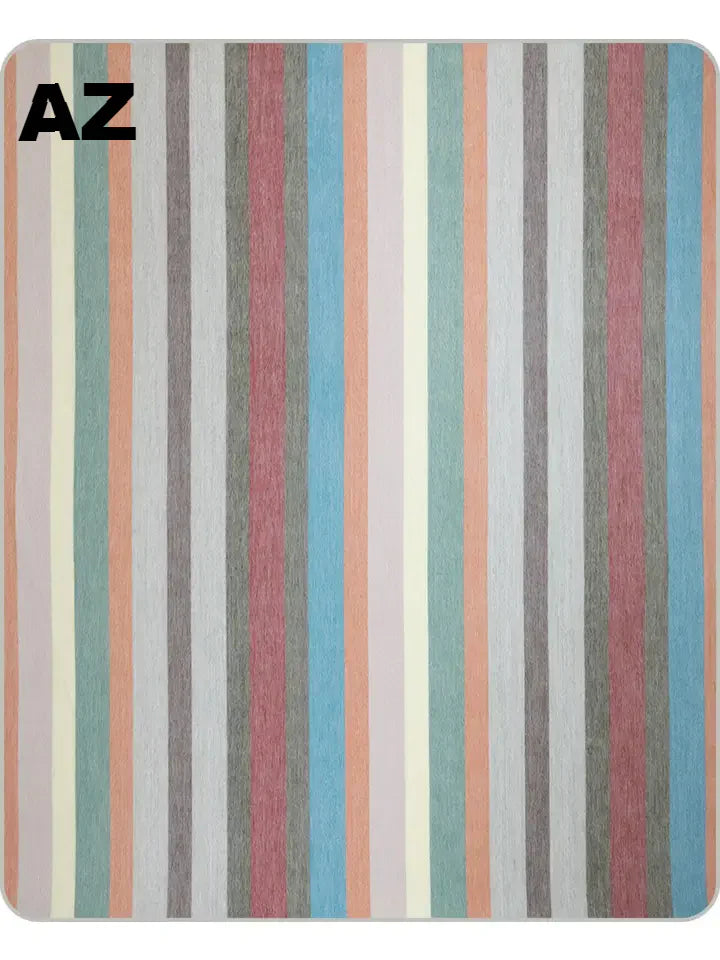 Striped Alpaca Bed Blanket – Soft, Warm & Lightweight | Purely Alpaca