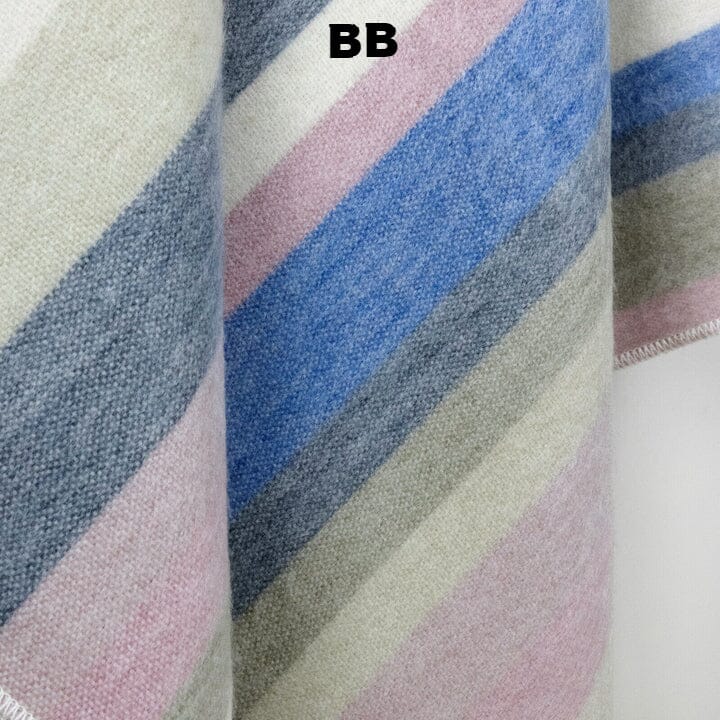 Striped Alpaca Bed Blanket – Soft, Warm & Lightweight | Purely Alpaca